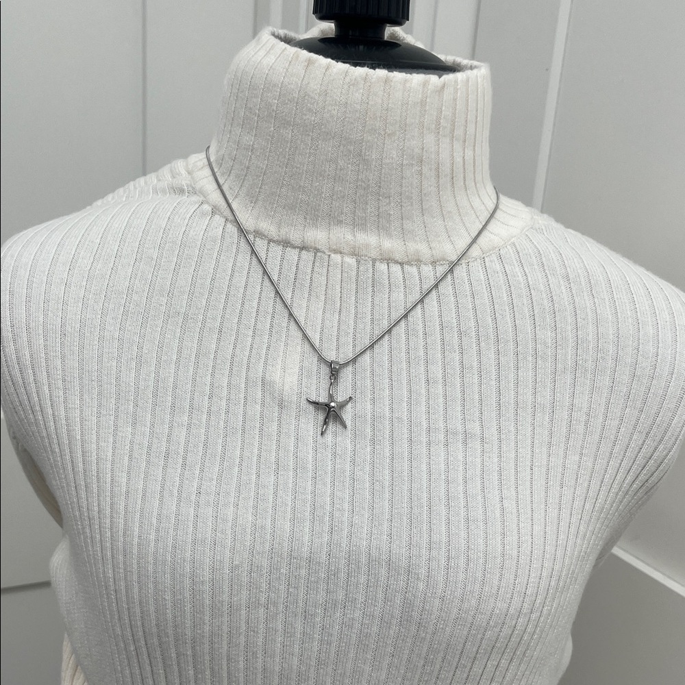 Starfish Project Silver Starfish Pendant Necklace
